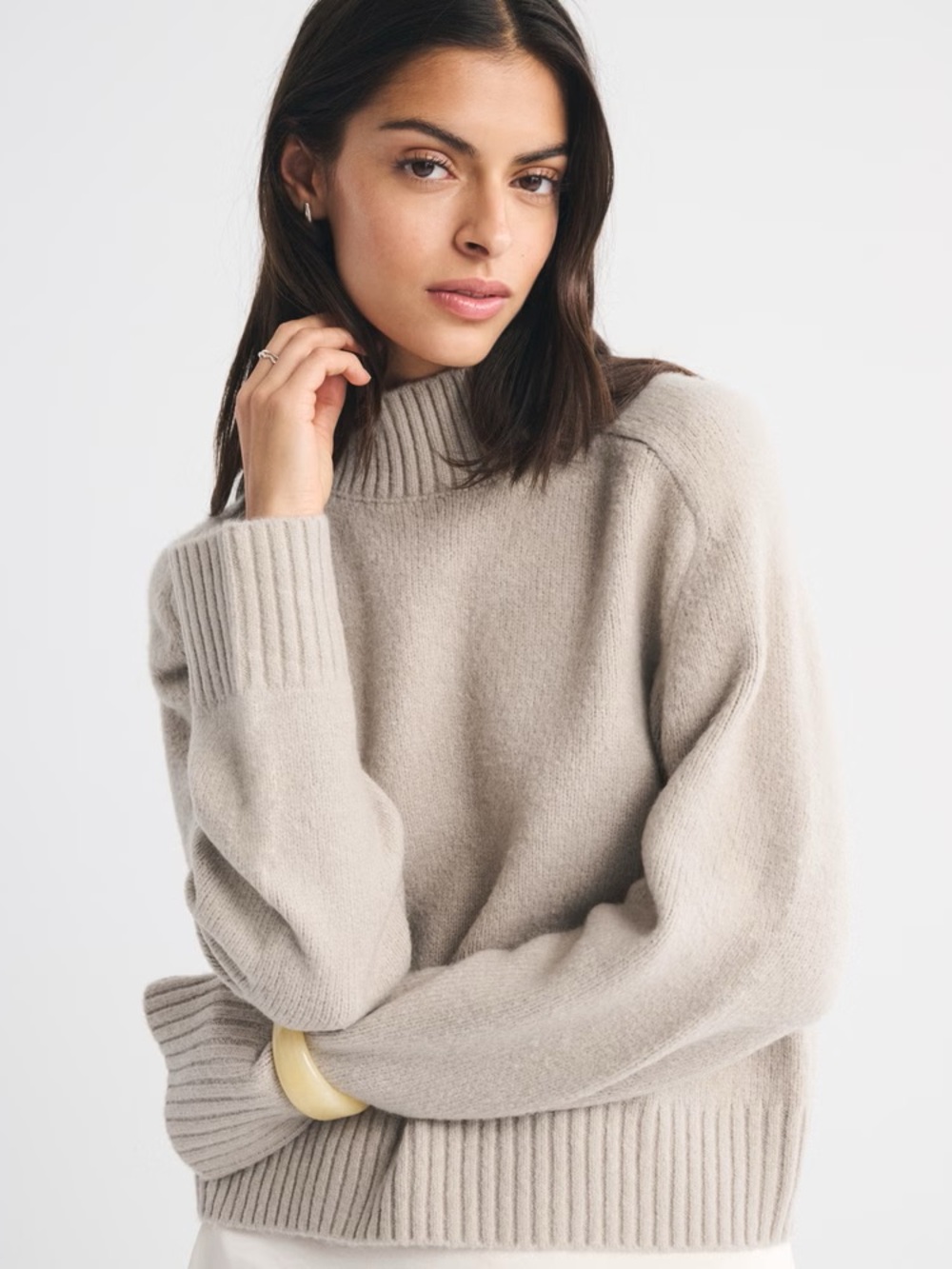 Abercrombie & Fitch Easy Mockneck Sweater